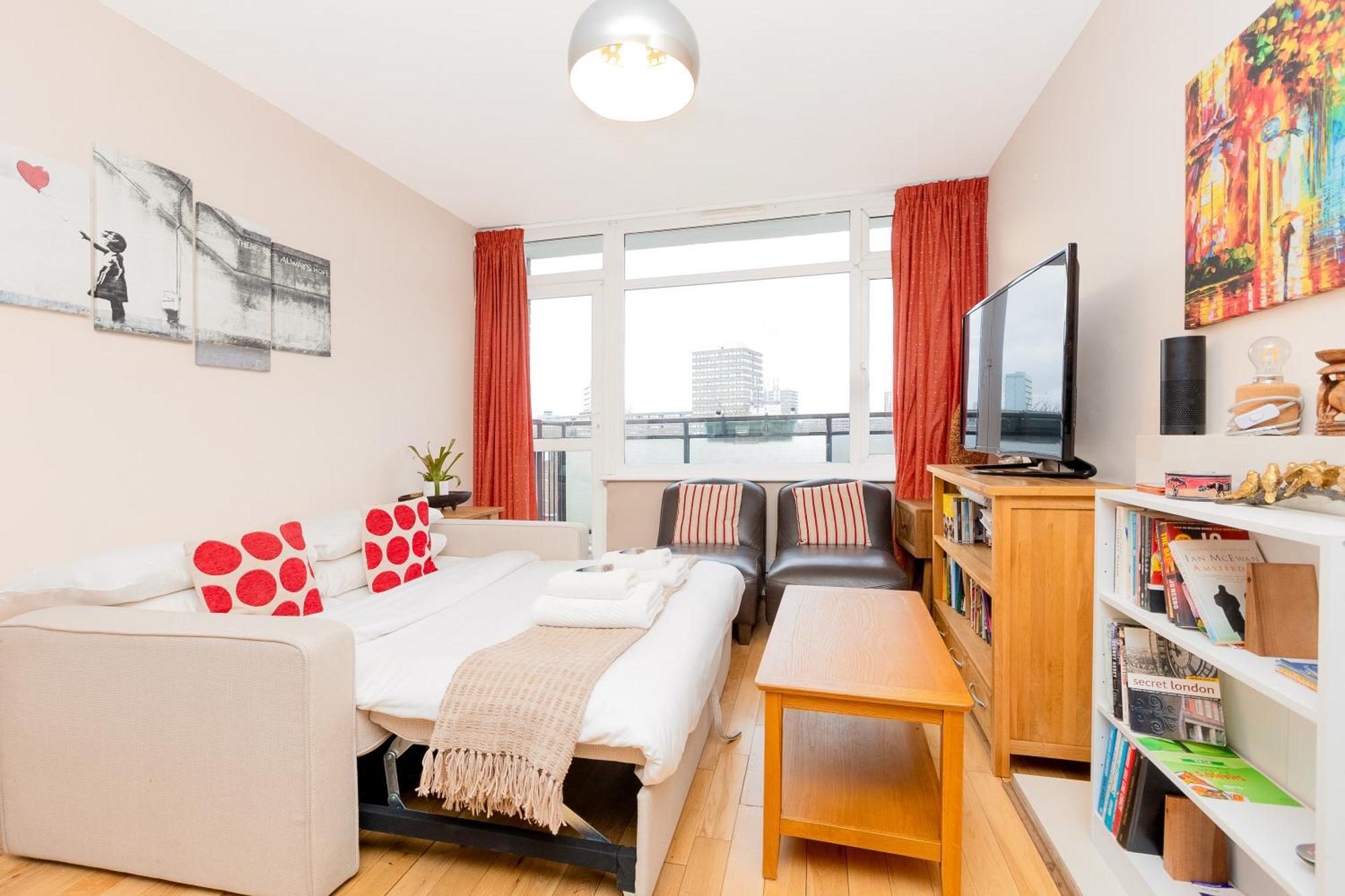 런던 2Br Balcony, Battersea, 5Min Clapham Junction St 아파트 외부 사진